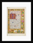 Decorated Text Page by Anonymous