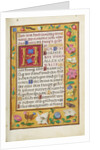 Decorated Text Page by Anonymous