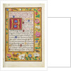 Decorated Text Page by Anonymous