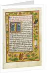 Decorated Text Page by Anonymous