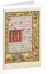 Decorated Text Page by Anonymous