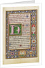 Decorated Text Page by Anonymous