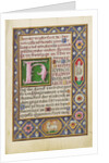Decorated Text Page by Anonymous