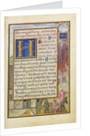 Border with Job Mocked by His Wife and Tormented by Two Devils by Simon Bening