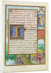 Border with Zechariah's Vision of the High Priest and the Devil by Simon Bening
