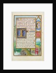 Border with Zechariah's Vision of the High Priest and the Devil by Simon Bening