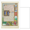 Border with Zechariah's Vision of the High Priest and the Devil by Simon Bening
