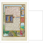 Border with Zechariah's Vision of the High Priest and the Devil by Simon Bening