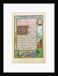 Border with David Pleading with God to End the Pestilence by Simon Bening