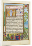 Border with the Arrest of Achior by Simon Bening
