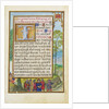 Border with the Arrest of Achior by Simon Bening