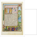 Border with the Arrest of Achior by Simon Bening