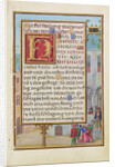 Border with Micaiah Foretelling the Death of King Ahab by Simon Bening