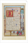 Border with Micaiah Foretelling the Death of King Ahab by Simon Bening