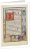 Border with Micaiah Foretelling the Death of King Ahab by Simon Bening