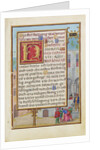Border with Micaiah Foretelling the Death of King Ahab by Simon Bening