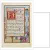 Border with Micaiah Foretelling the Death of King Ahab by Simon Bening