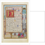Border with Micaiah Foretelling the Death of King Ahab by Simon Bening