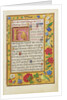 Decorated Text Page by Anonymous