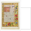 Decorated Text Page by Anonymous