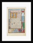 Border with a Captured Prophet before a Prince or King by Simon Bening