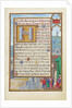 Border with a Captured Prophet before a Prince or King by Simon Bening