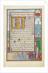 Border with a Captured Prophet before a Prince or King by Simon Bening