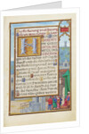 Border with a Captured Prophet before a Prince or King by Simon Bening
