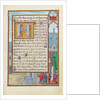 Border with a Captured Prophet before a Prince or King by Simon Bening