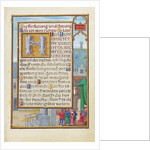 Border with a Captured Prophet before a Prince or King by Simon Bening