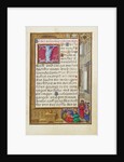 Border with Samuel Putting forward Saul as King by Simon Bening