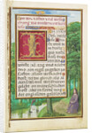 Border with Christ in the Wilderness by Simon Bening