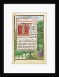 Border with Christ in the Wilderness by Simon Bening