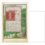 Border with Christ in the Wilderness by Simon Bening