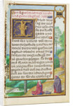 Border with Elijah Raising the Son of the Widow of Sareptha by Simon Bening