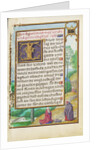 Border with Elijah Raising the Son of the Widow of Sareptha by Simon Bening