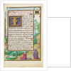 Border with Elijah Raising the Son of the Widow of Sareptha by Simon Bening