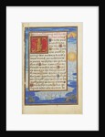 Border with the Adoration of the Name of Jesus by Simon Bening