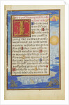 Border with the Adoration of the Name of Jesus by Simon Bening