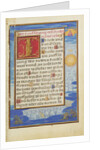 Border with the Adoration of the Name of Jesus by Simon Bening