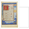 Border with the Adoration of the Name of Jesus by Simon Bening