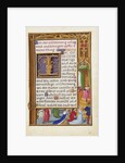Border with the Queen of Sheba before King Soloman by Simon Bening