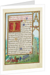 Border with Michal Helping David to Escape from Saul by Simon Bening