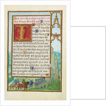 Border with Michal Helping David to Escape from Saul by Simon Bening