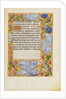 Decorated Text Page by Anonymous