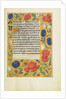 Decorated Text Page by Anonymous