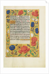 Decorated Text Page by Anonymous