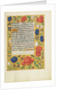 Decorated Text Page by Anonymous