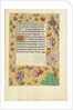 Decorated Text Page by Anonymous