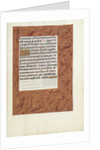 Decorated Text Page by Anonymous